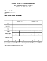Formulaire inscription Cantine 2025-2026